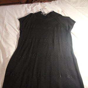 Dress, back with crystals sweater style. Size XL. Apt. 9 brand. New with tags.